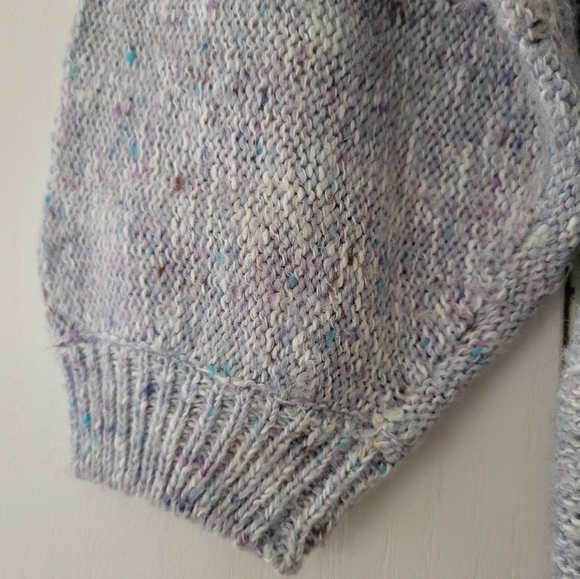 NWOT Wyndcliff Grey/Blue Popcorn Sweater Sz L - Picture 3 of 4